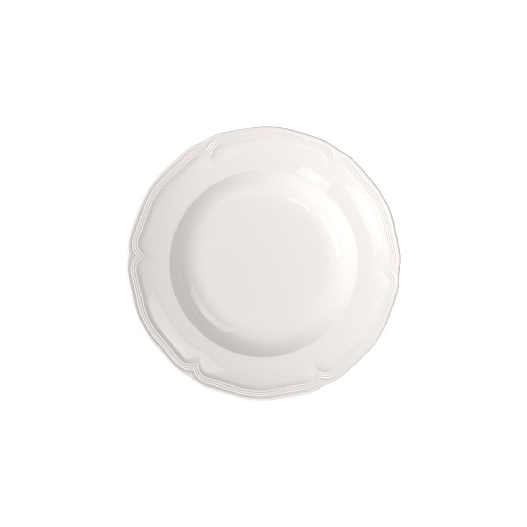 Creamy White Porcelain Pasta Bowl