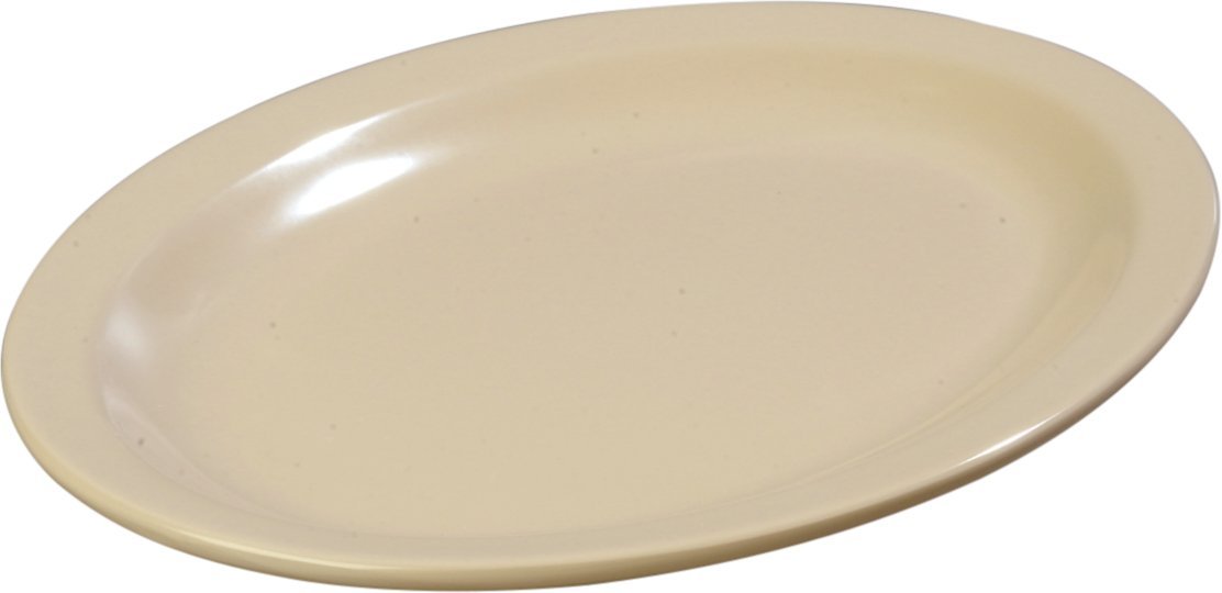 Tan Oval Platters (Set of 12)