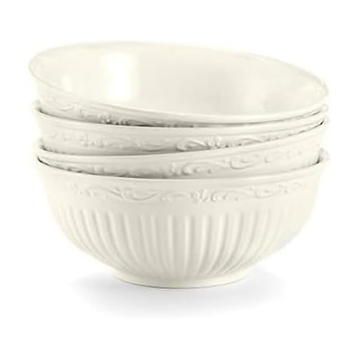 White Fruit Bowls (Set of 4)