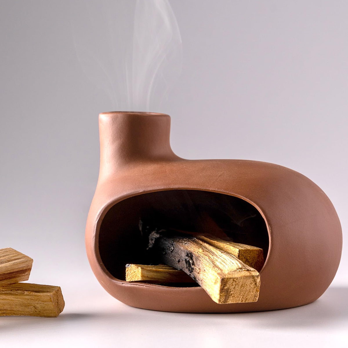 Terracotta Palo Santo Holder
