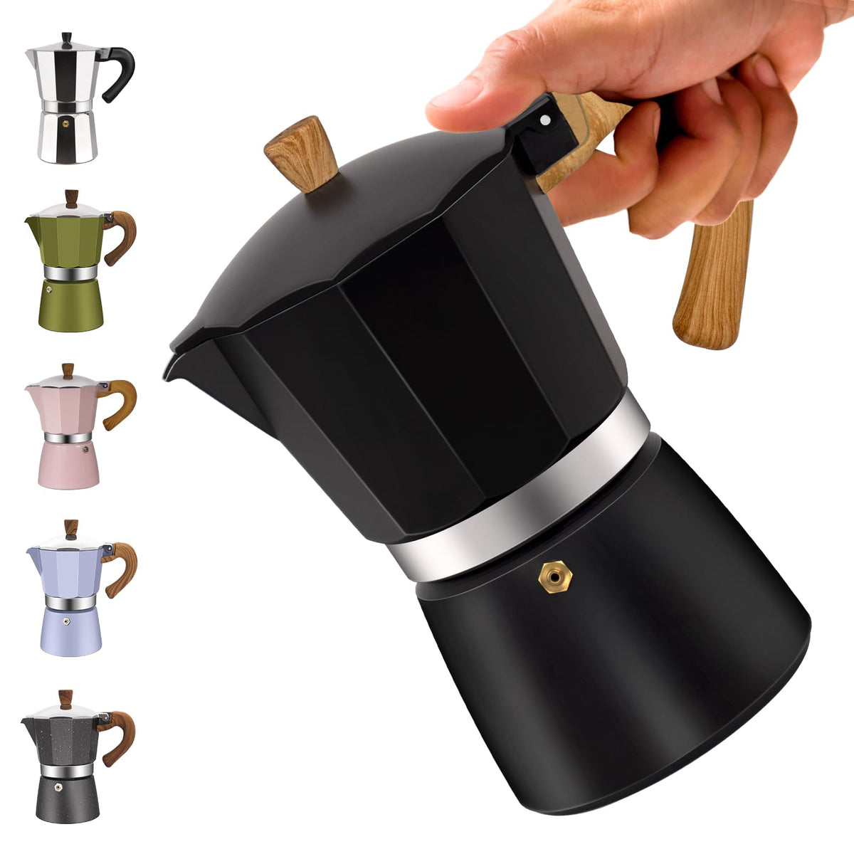 Matte Black Moka Pot