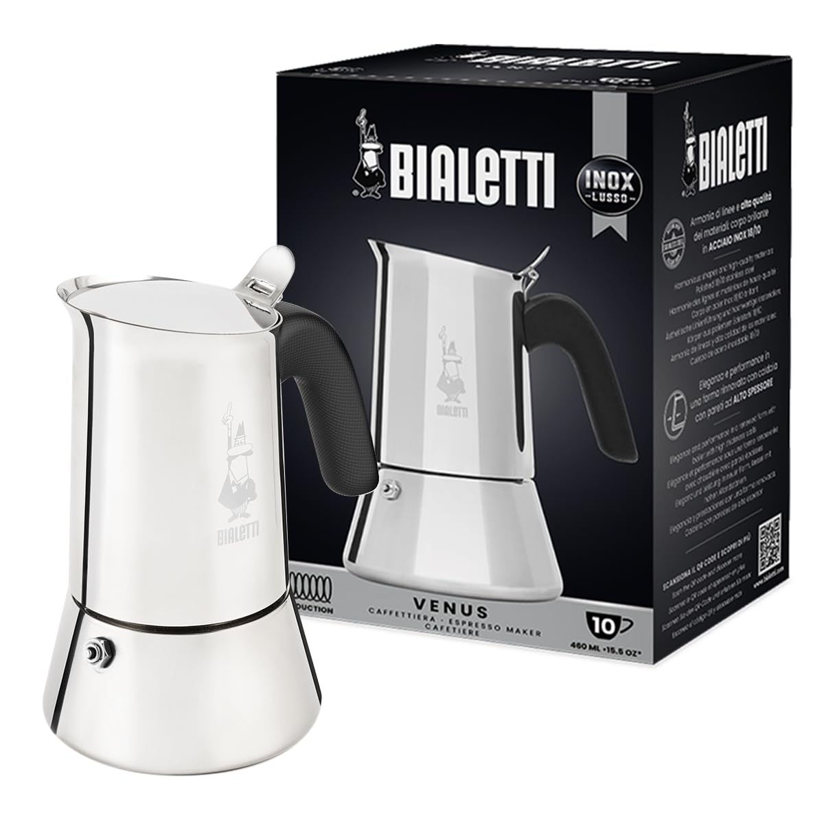 Steel Stovetop Espresso Maker
