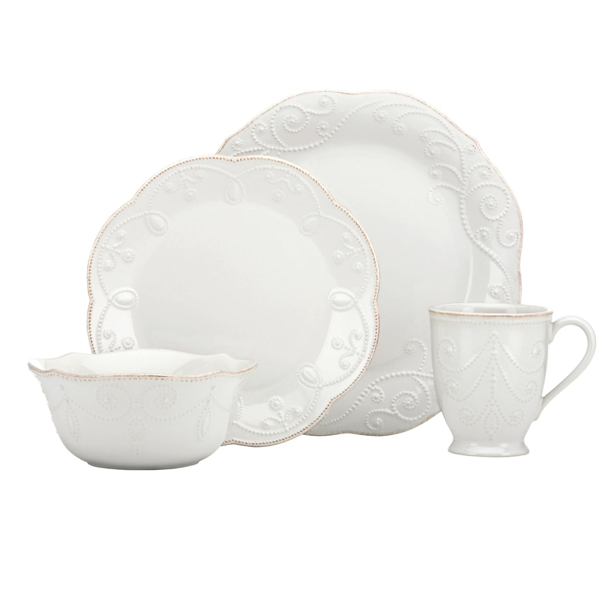 French Perle Place Setting (Set of 4)