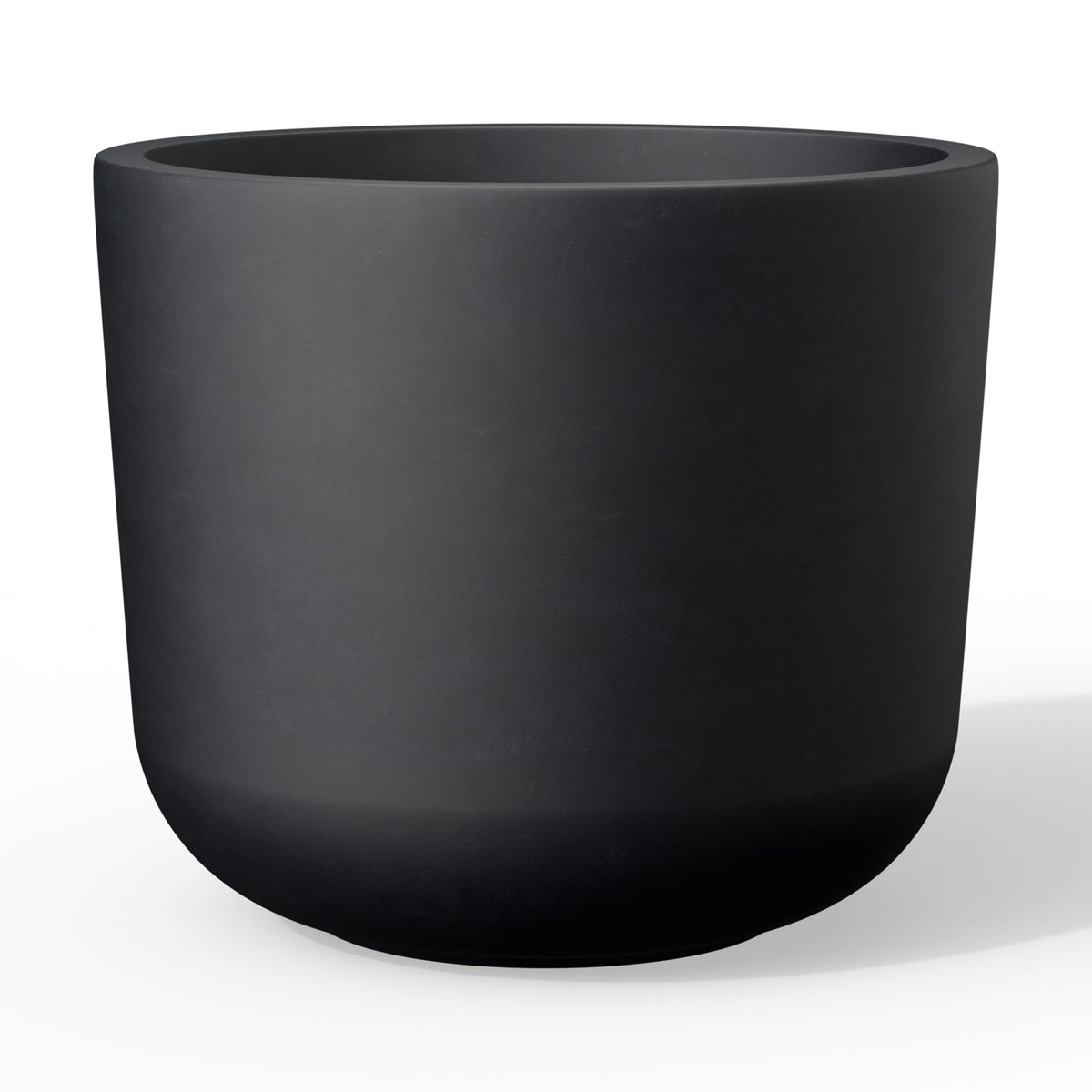 Black Concrete Capsule Planter