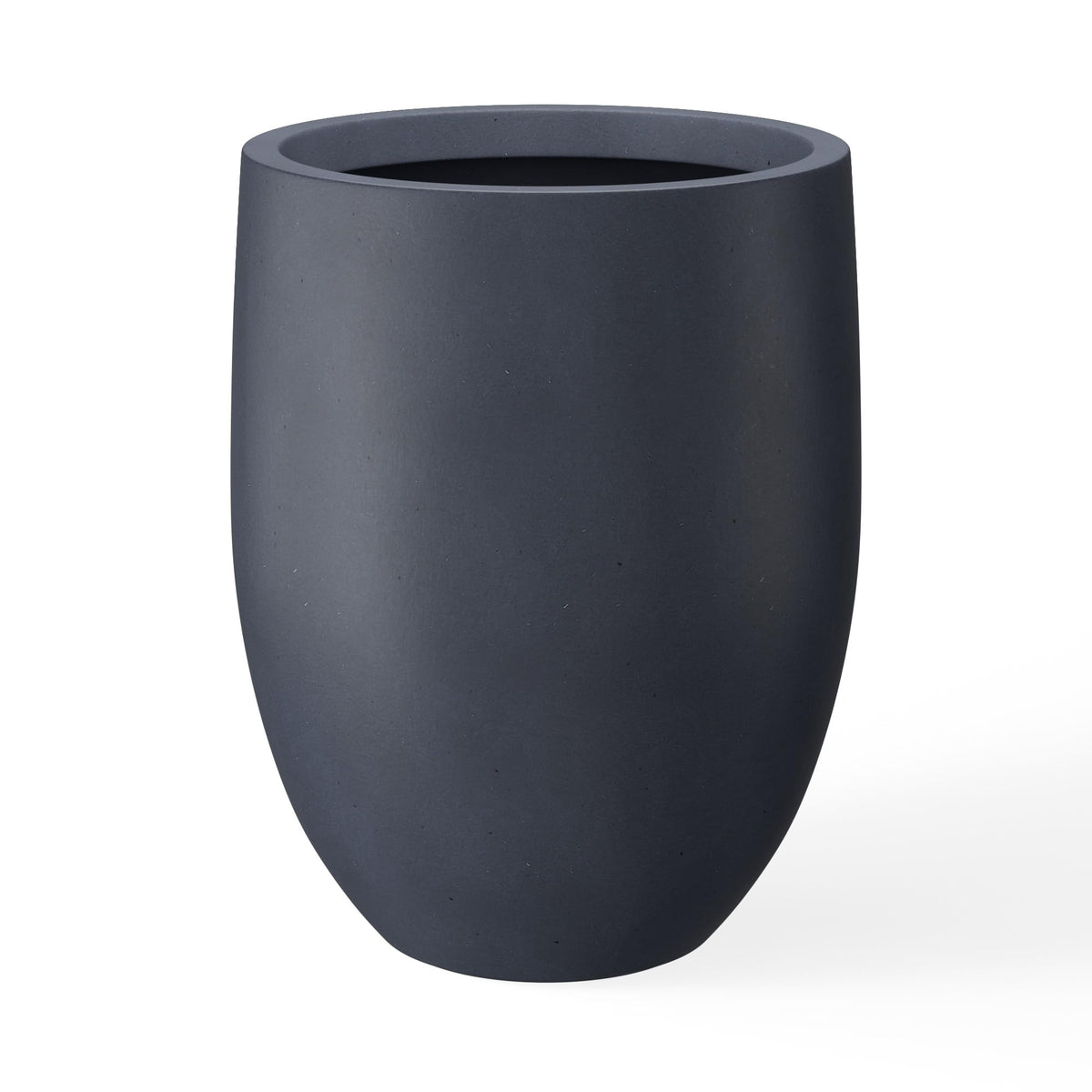Charcoal Bullet Concrete Planter