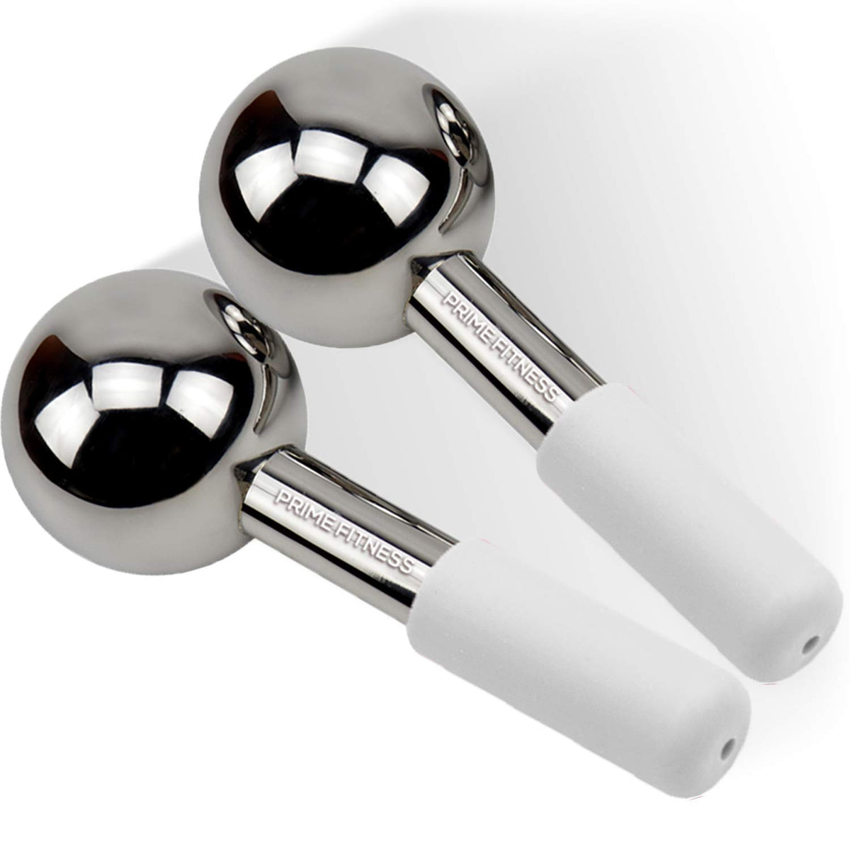 White Facial Ice Globes