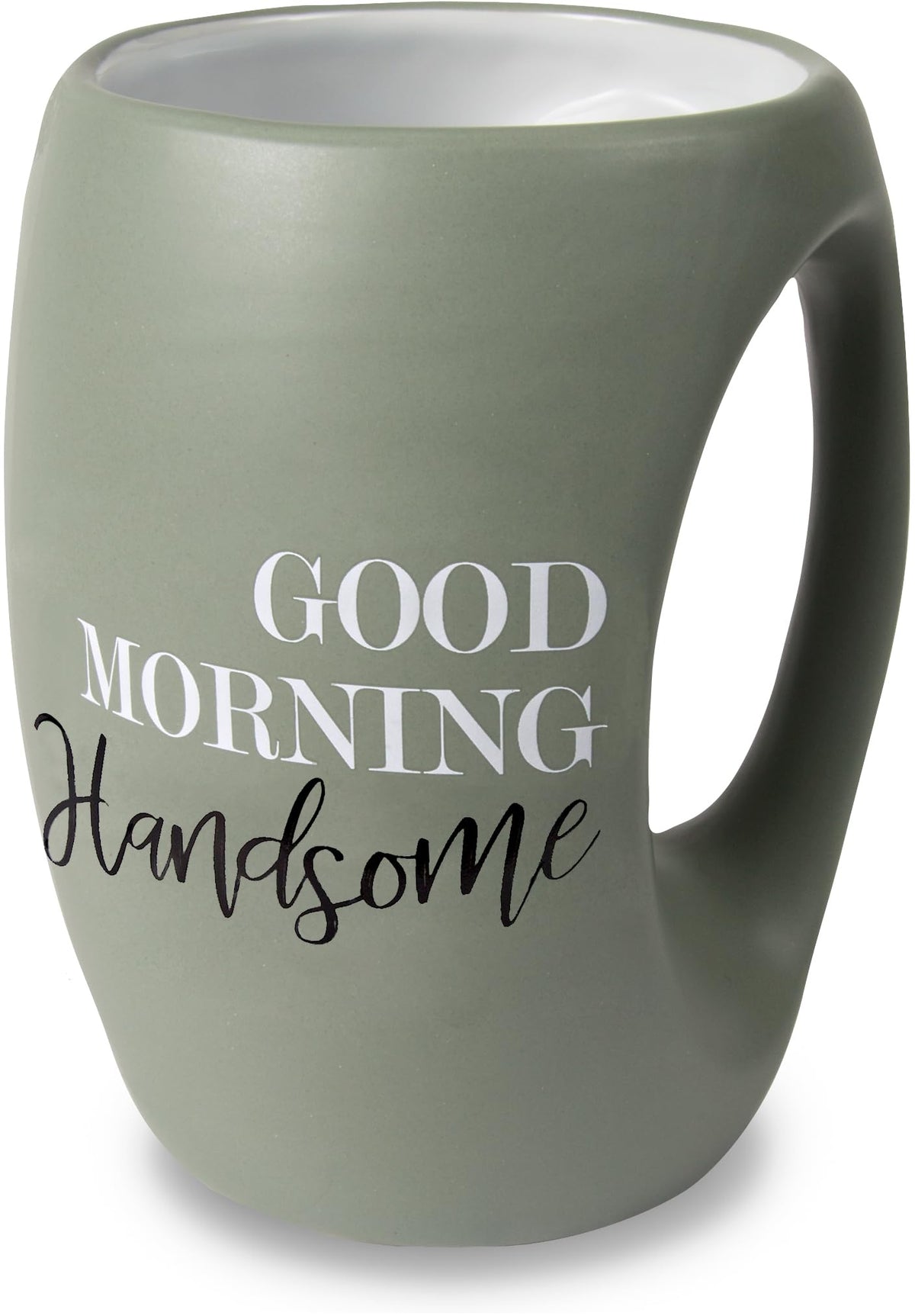 Green Hand-Warming Mug