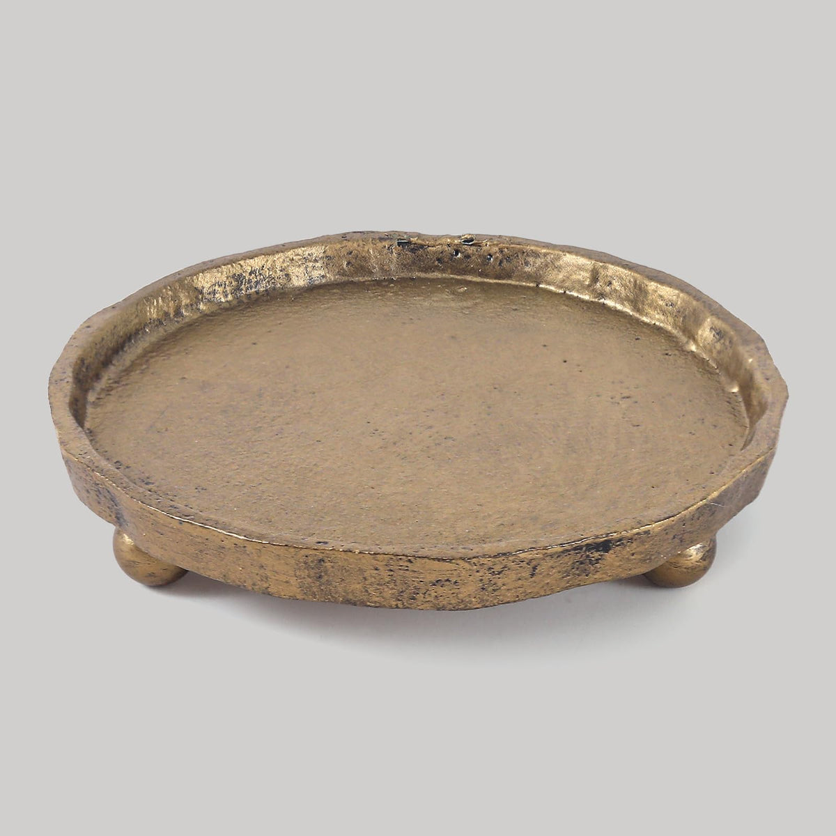 Vintage Brass Candle Tray