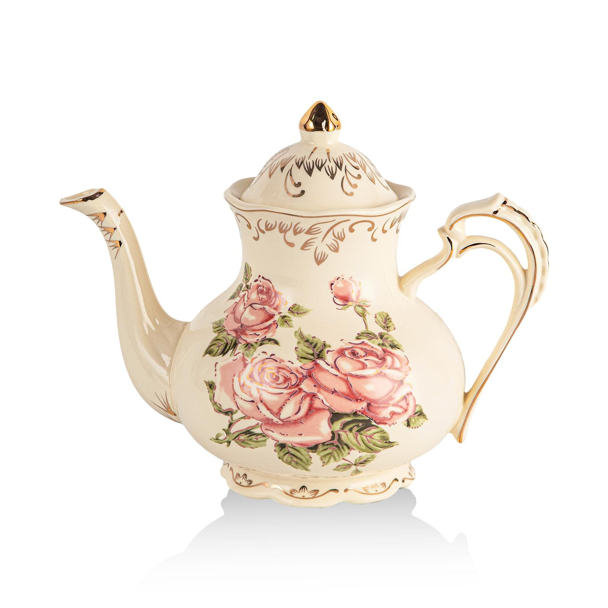 Rose Teapot with Infuser