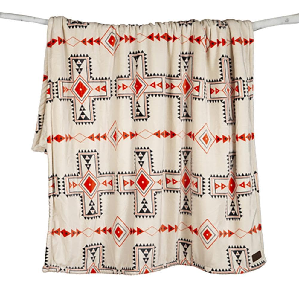 Sherpa Fleece Throw Blanket