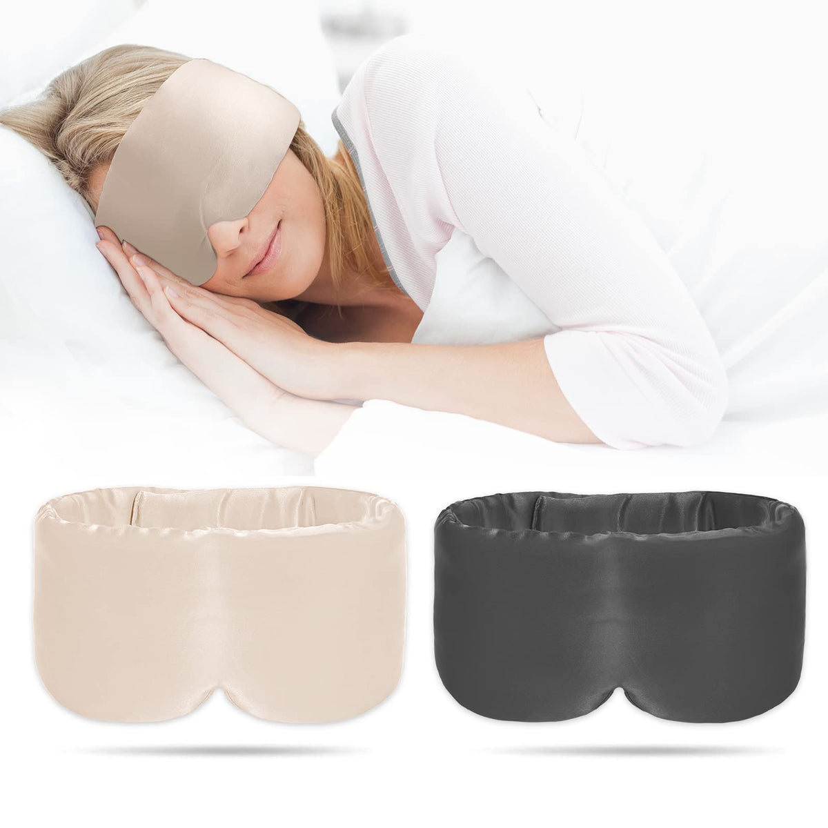 Bamboo Sleep Masks (Set of 2)