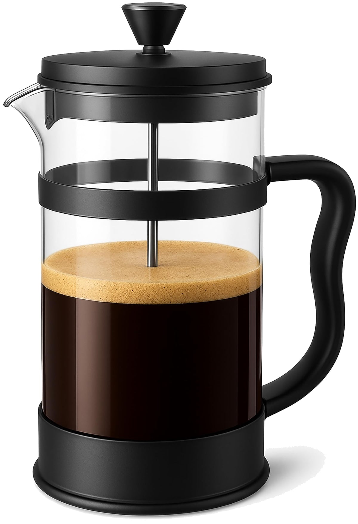 Black Glass French Press