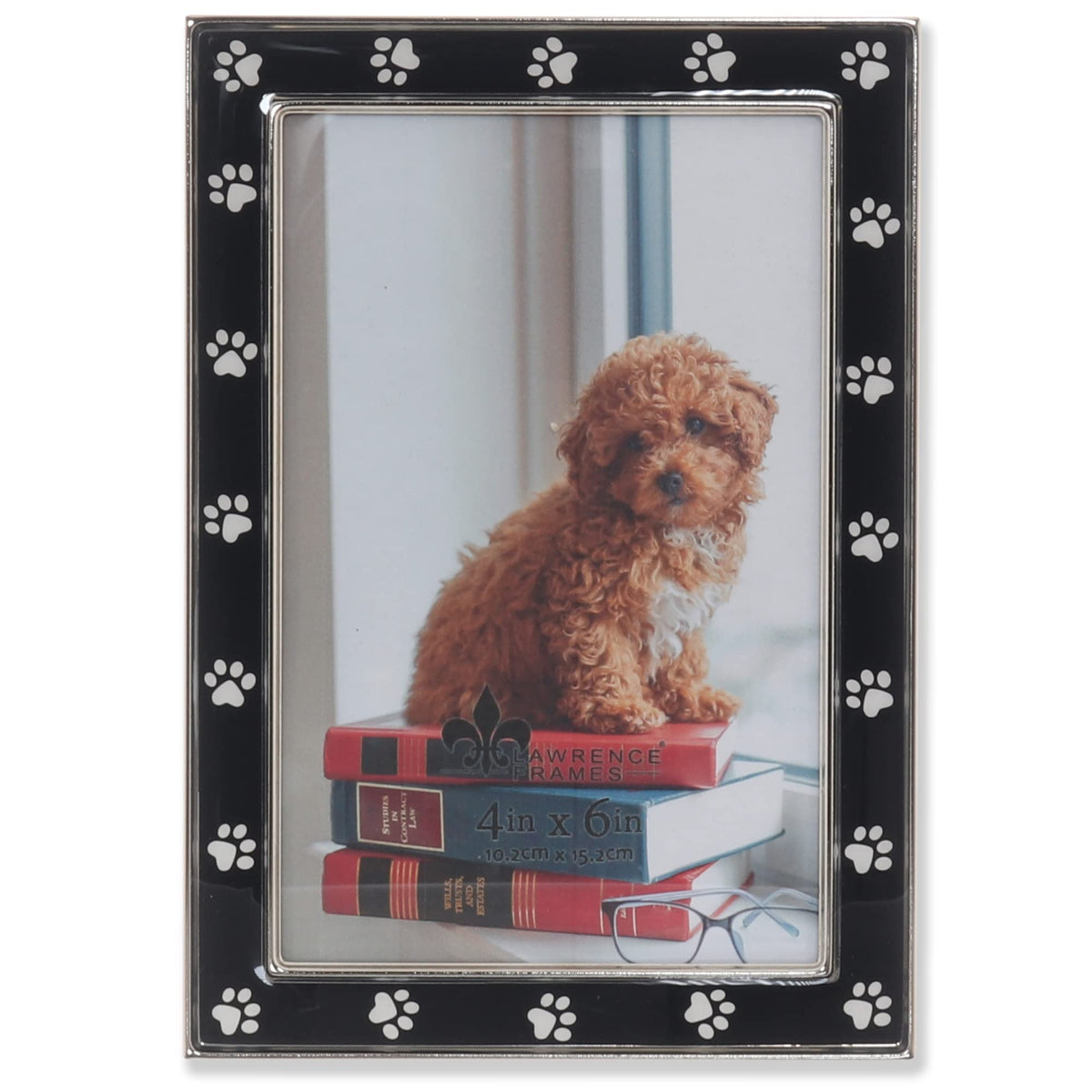 Silver Paw Picture Frame