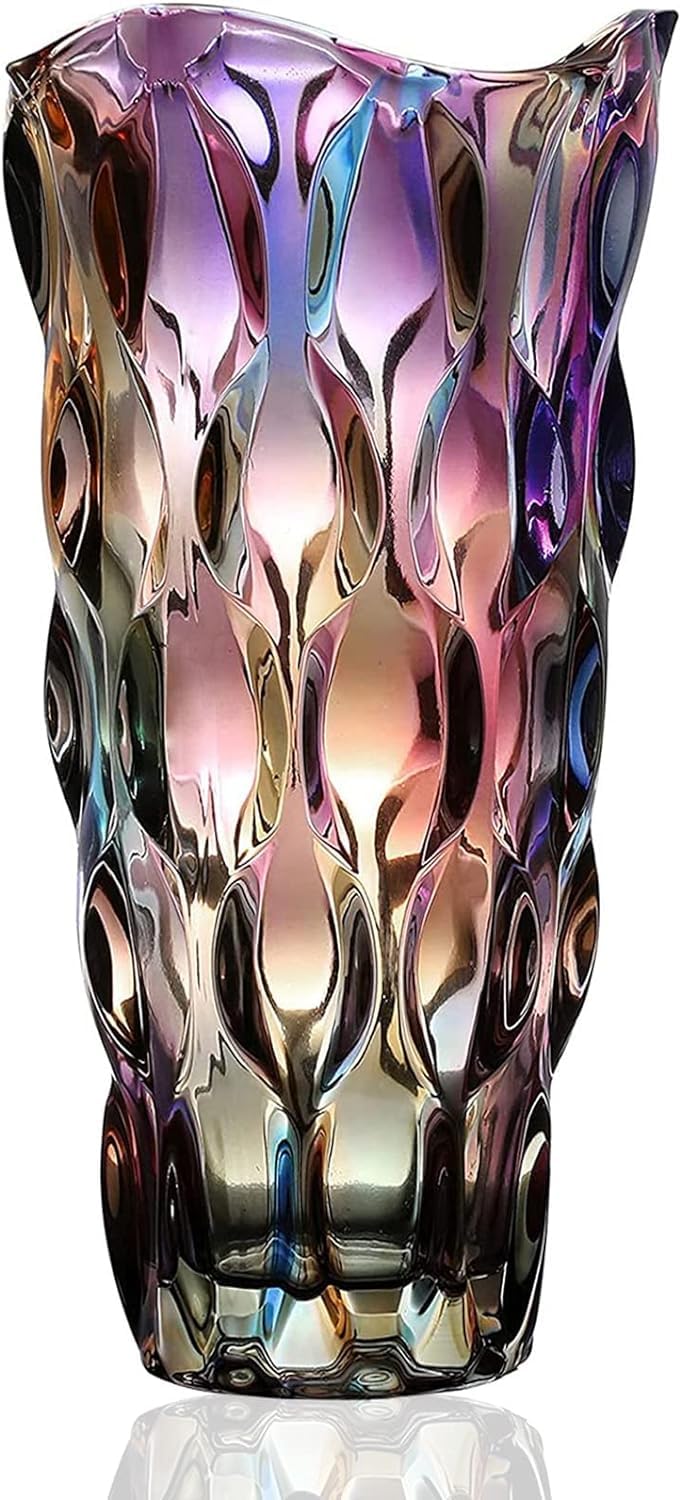 Colorful Glass Flower Vase