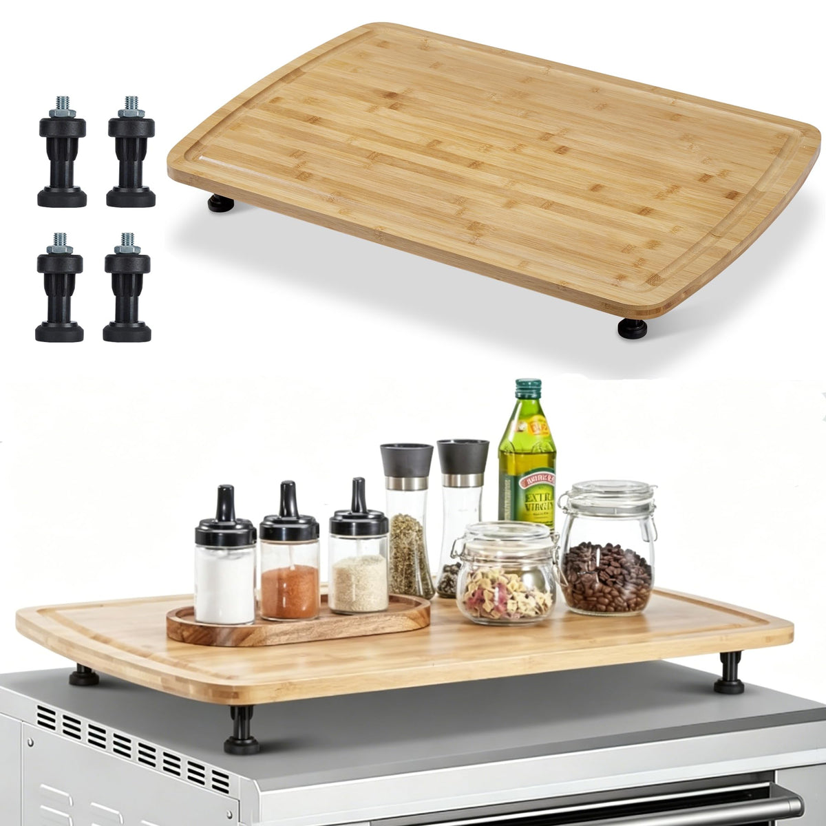 Bamboo Stove Cover Board