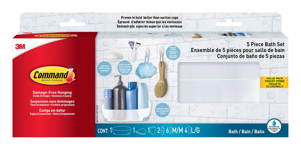 Bathroom Organizer Set (Set of 5)