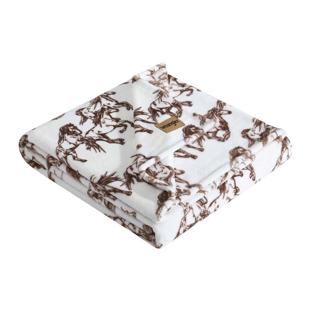 Brown Plush Throw Blanket
