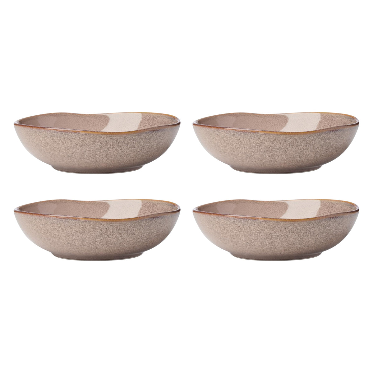 Clay Stoneware Pasta Bowls (Set of 4)