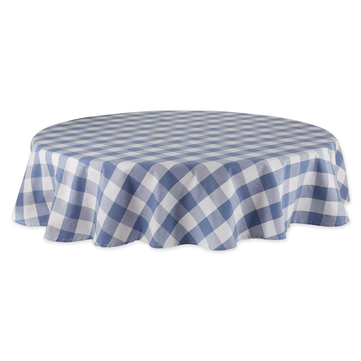 Blue Buffalo Check Tablecloth