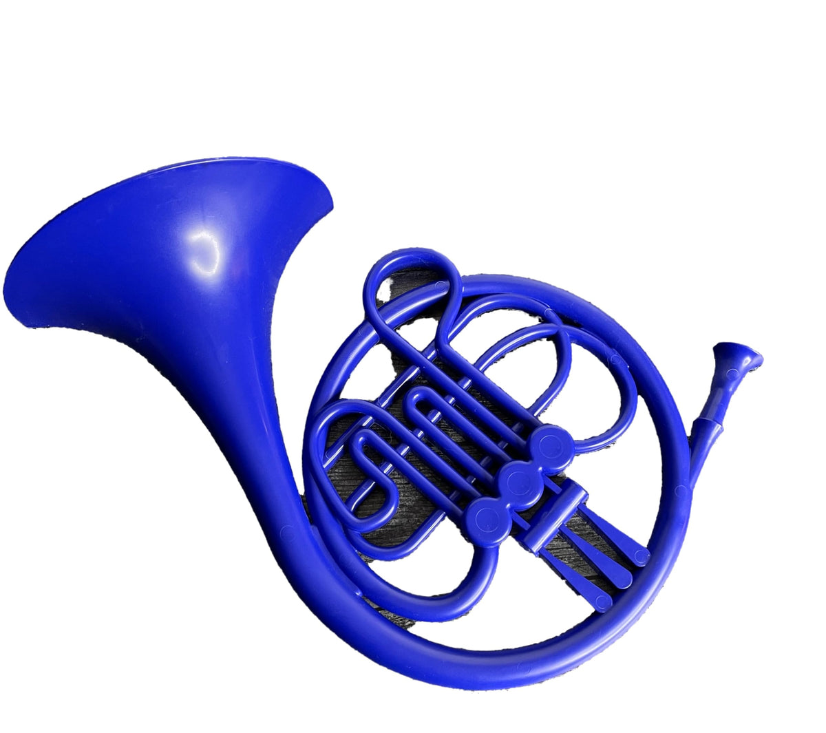 Blue French Horn Wall Art