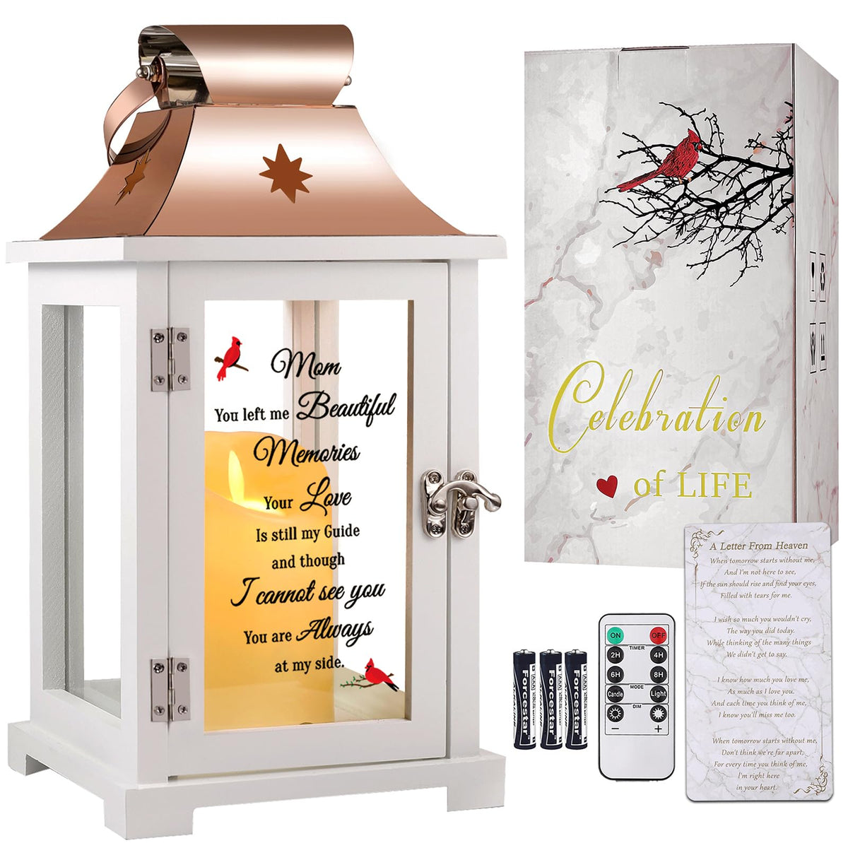 Mom Memorial Lantern (Set of 6)