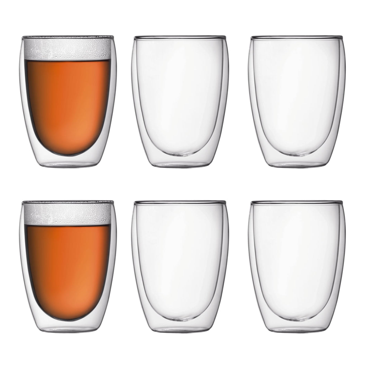 Double-Wall Glass Tumblers (Set of 6)