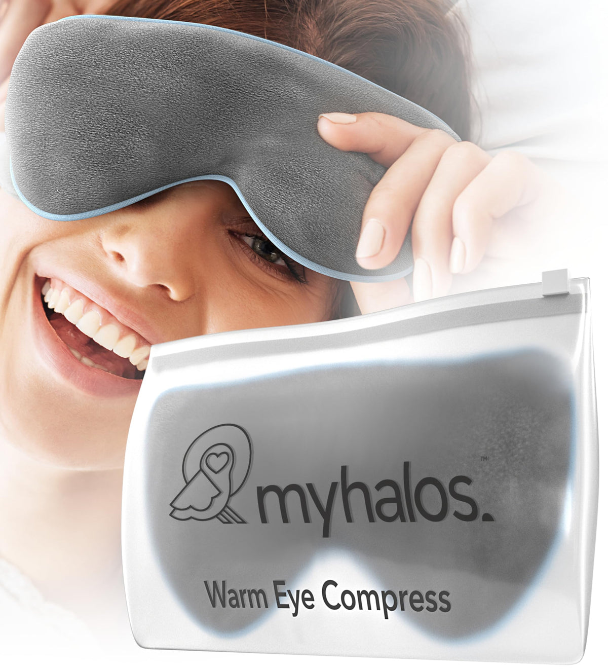 Gray Heated Eye Mask