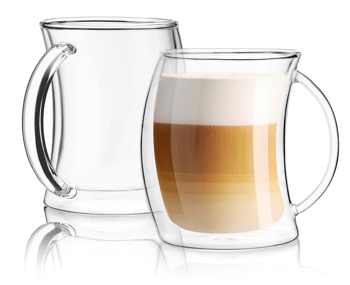 Double-Wall Glass Cups (Set of 2)