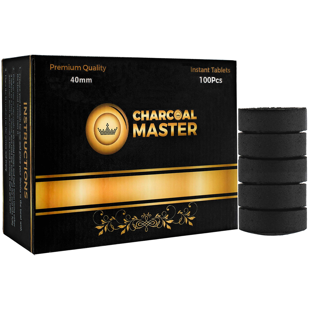 Charcoal Incense Disks (Set of 100)