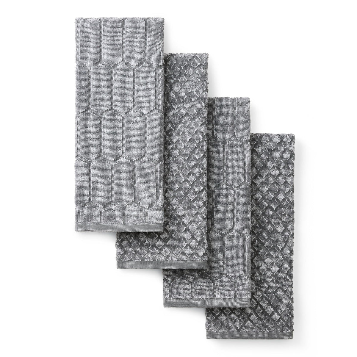 Grey Chambray Kitchen Towels (Set of 4)