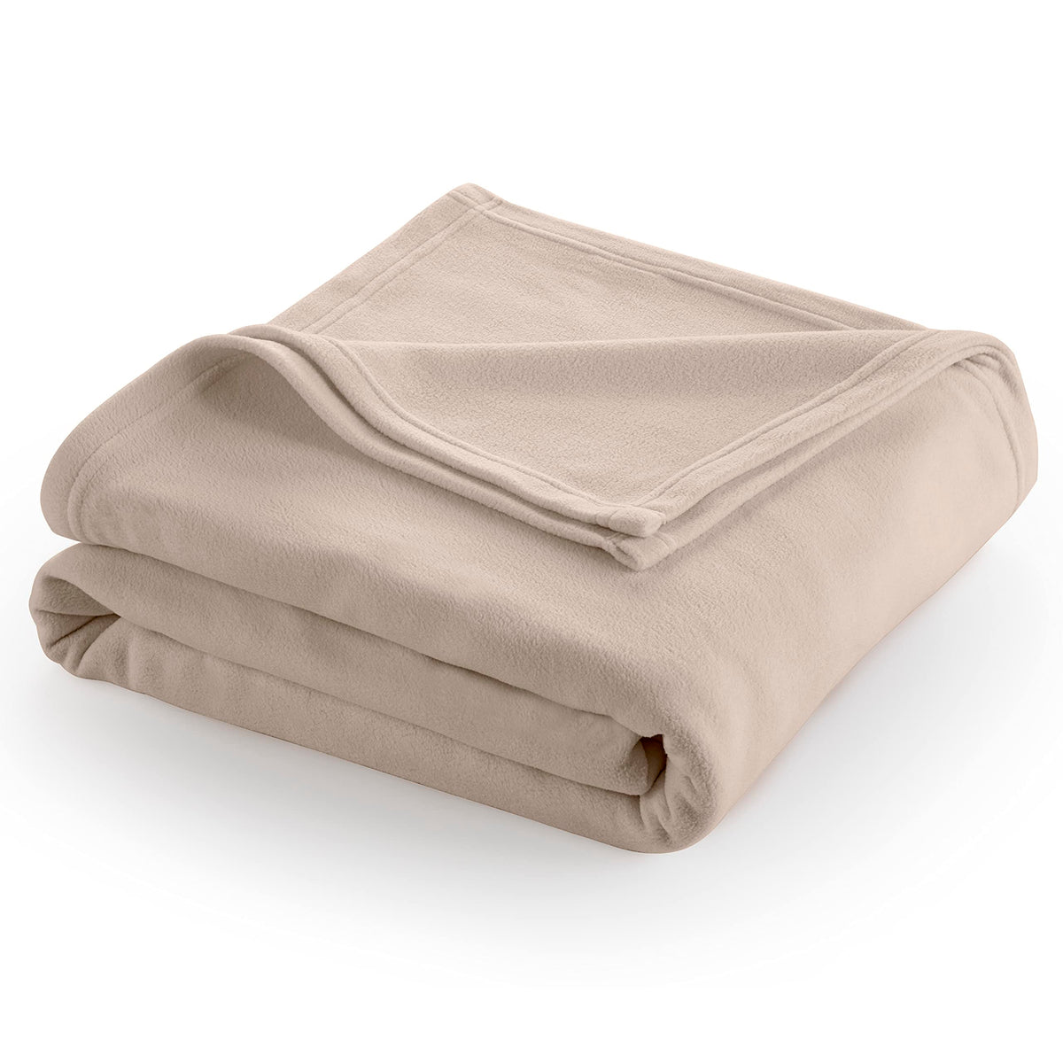 Beige Fleece Blanket