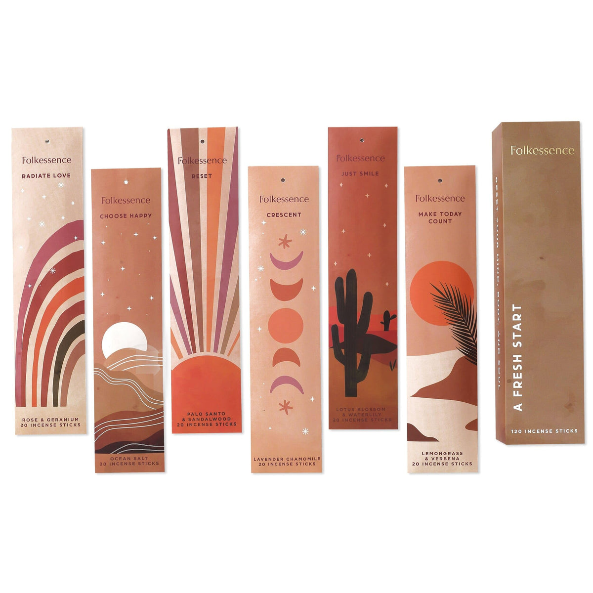 Sandalwood & Palo Santo Sticks (Set of 6)