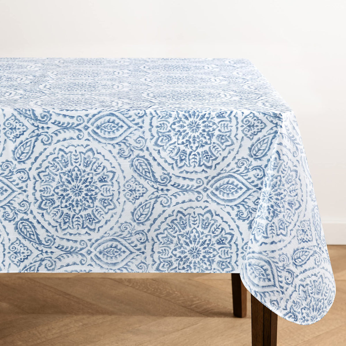 Blue Paisley Tablecloth
