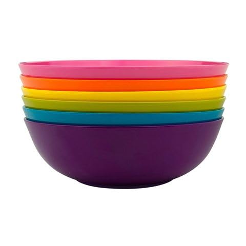 Melamine Pasta Bowls (Set of 6)