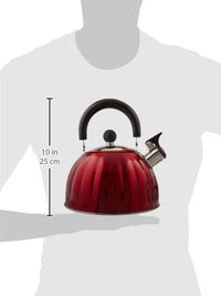 Metallic Red Tea Kettle