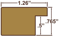 Brown Walnut Picture Frame