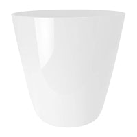 Glossy White Round Planter