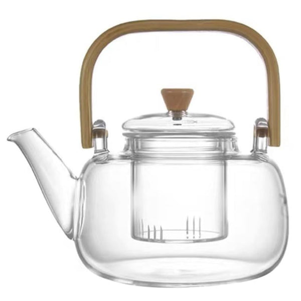 Yellow Glass Teapot