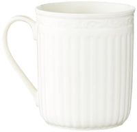 White Stoneware Mugs (Set of 4)