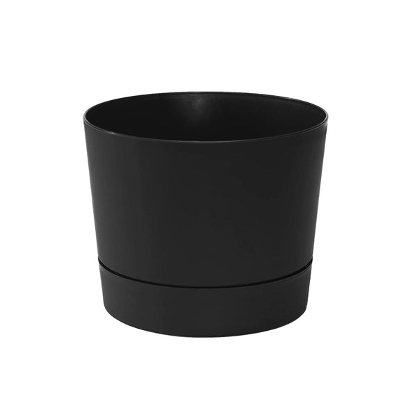 Matte Black Cylinder Planter