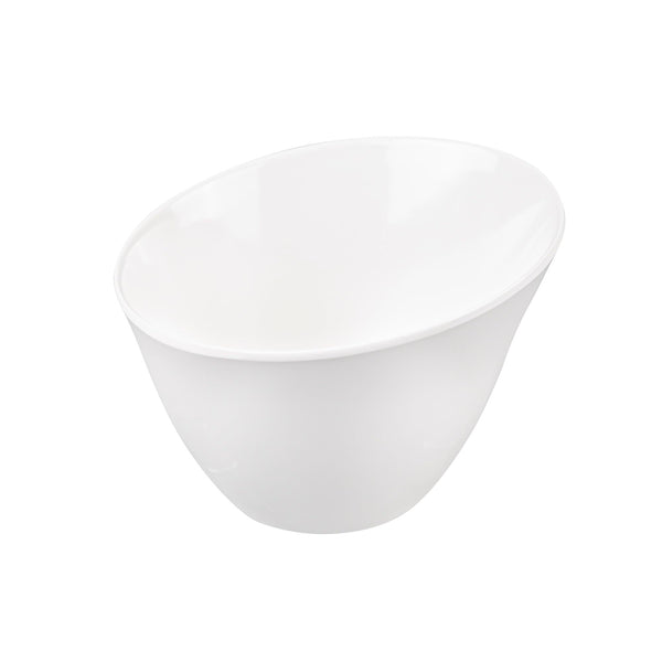 White Melamine Serving Bowls (Set of 2)