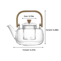 Yellow Glass Teapot