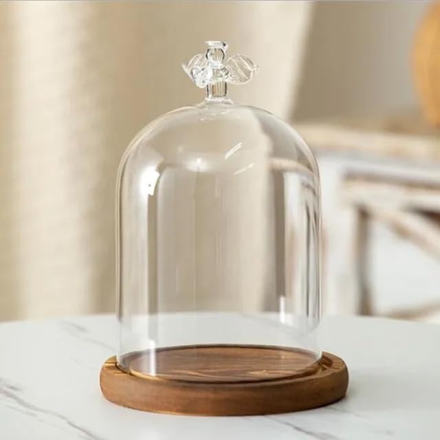 Glass Dome Candle Cover