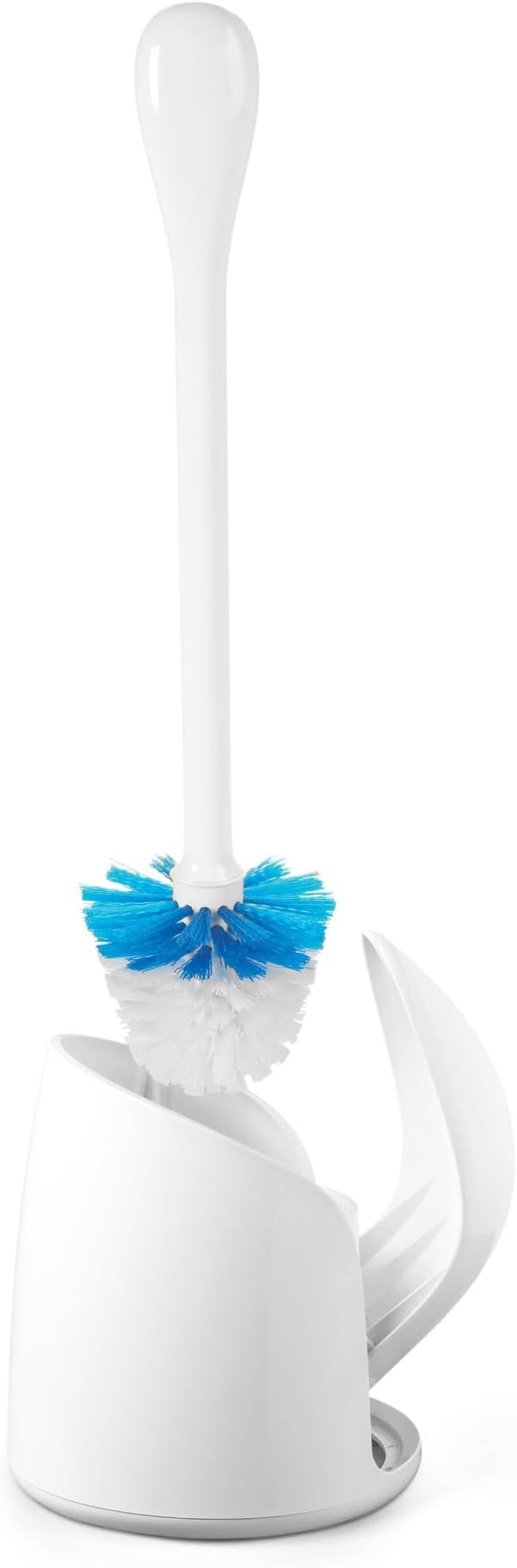 White Toilet Brush & Canister (Set of 6)