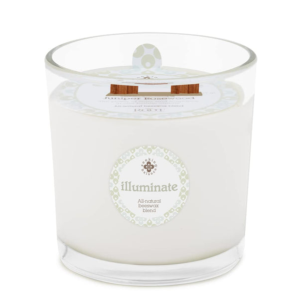 Juniper Rosewood Wood Wick Candle