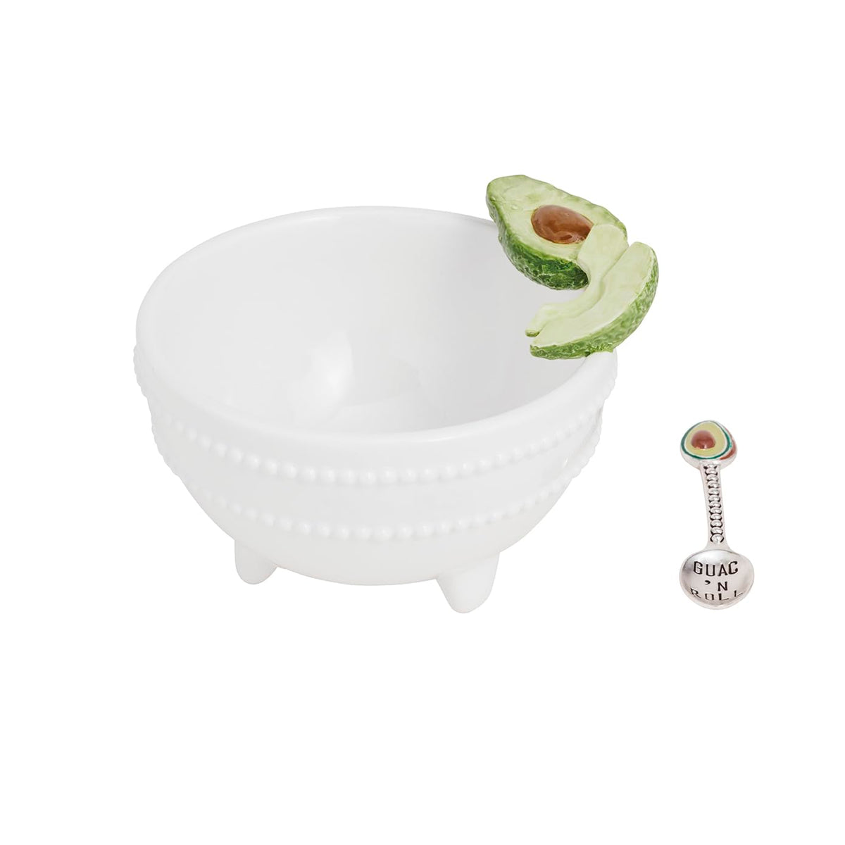 Green Guacamole Dip Bowl