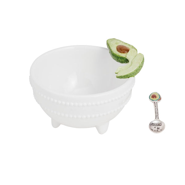 Green Guacamole Dip Bowl