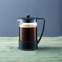 Black Borosilicate French Press