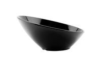 Black Angled Serving Bowl