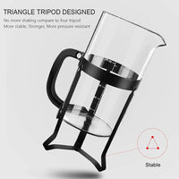 Black Steel French Press